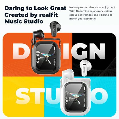 HTC NE20 Bluetooth 5.4 Earphones With LED Display®