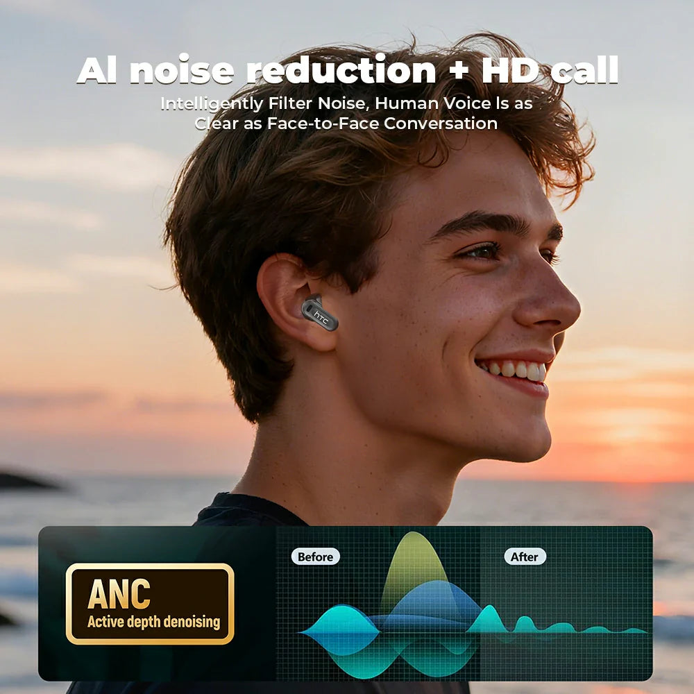 HTC NE20 Bluetooth 5.4 Earphones With LED Display®