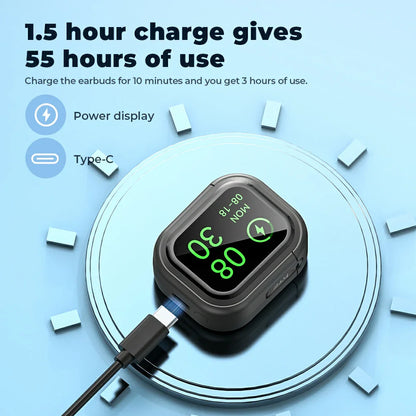 HTC NE20 Bluetooth 5.4 Earphones With LED Display®